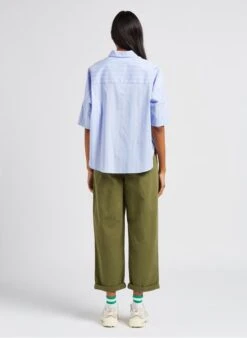 GERARD DAREL CHARLENE - Ruimvallende, Gestreepte Blouse Katoenblend | Blauw -MORGAN Verkoop 4047316