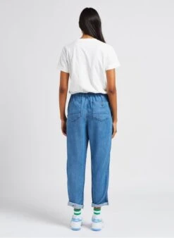 Bellerose PIZZY - Casual Jeans Met Elastische Tailleband | Blauw -MORGAN Verkoop 4047322