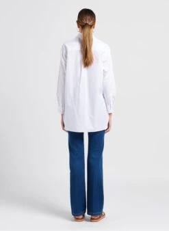 MAX & Co. TAMASHIR - Katoenen Blouse Met Klassieke Kraag | Wit -MORGAN Verkoop 4047711