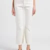 Ikks Katoenen Flared Jeans Met Raw Cut Afwerking | Wit -MORGAN Verkoop 4048002