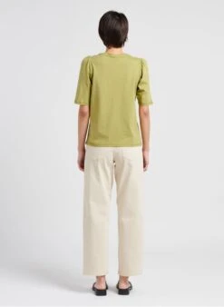 MOSS COPENHAGEN MELANIE - Straight-fit Jeans Van Katoenmix | Beige -MORGAN Verkoop 4059158