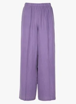 Wijde, Zijden Broek | Violet -MORGAN Verkoop 4059729