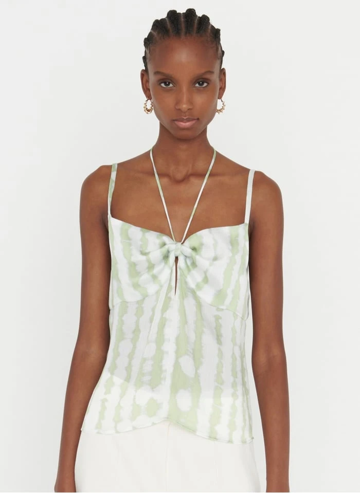 ZAPA TOGO - Korte Top Met Smalle Schouderbandjes | Veelkleurig 3 ZAPA TOGO - Korte Top Met Smalle Schouderbandjes | Veelkleurig