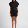 IRO DORELLIA - Playsuit Met Klassieke Kraag | Zwart -MORGAN Verkoop 4069768