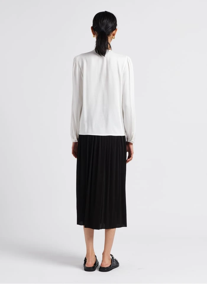 LE TEMPS DES CERISES TALA - Viscose Top Met Knoopsluiting | Wit 7 LE TEMPS DES CERISES TALA - Viscose Top Met Knoopsluiting | Wit - Afbeelding 5