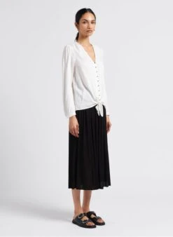 LE TEMPS DES CERISES TALA - Viscose Top Met Knoopsluiting | Wit 10 LE TEMPS DES CERISES TALA - Viscose Top Met Knoopsluiting | Wit -MORGAN Verkoop 4072043