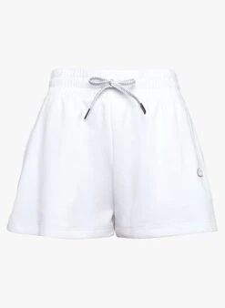 Lacoste Short Met Hoge Taille Katoenblend | Wit -MORGAN Verkoop 4083593
