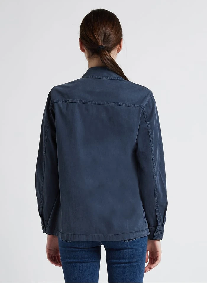 VILFRID - Recht Overhemd Van Lyocell | Blauw 4 VILFRID - Recht Overhemd Van Lyocell | Blauw - Afbeelding 2