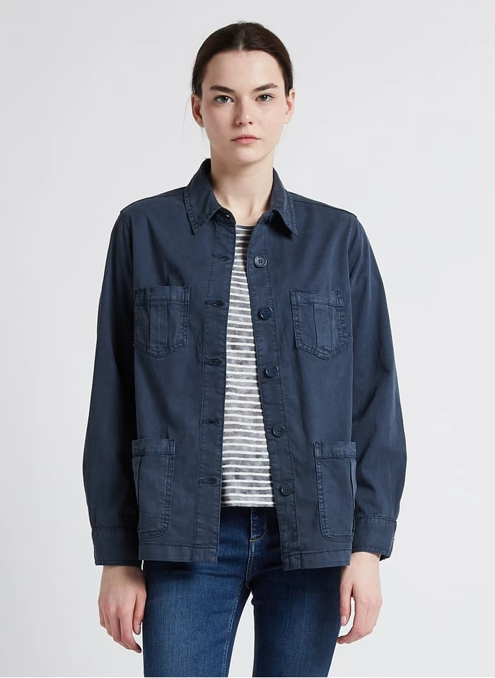 VILFRID - Recht Overhemd Van Lyocell | Blauw 3 VILFRID - Recht Overhemd Van Lyocell | Blauw