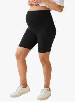 Boob Zwangerschapsfietsbroekje Met Luipaardprint | Zwart