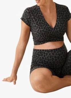 Boob Zwangerschapsfietsbroekje Met Luipaardprint | Veelkleurig -MORGAN Verkoop 4091001