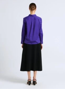 THEORY Blouse Van Katoenmix Met Klassieke Kraag | Blauw 15 THEORY Blouse Van Katoenmix Met Klassieke Kraag | Blauw -MORGAN Verkoop 4092134