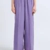 Wijde, Zijden Broek | Violet -MORGAN Verkoop 4092400