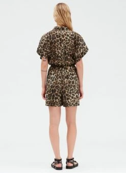 CLAUDIE PIERLOT JOANLEO - Katoenen Playsuit Met Klassieke Kraag | Veelkleurig -MORGAN Verkoop 4096254