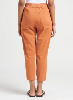 SEE U SOON Katoenen Carrotbroek Met Ceintuur | Oranje 11 SEE U SOON Katoenen Carrotbroek Met Ceintuur | Oranje -MORGAN Verkoop 4098444