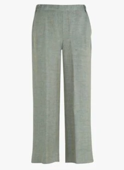 PANTERO - Wijde, Linnen Broek | Groen -MORGAN Verkoop 4100135