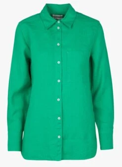 Marc O'Polo Linnen Overhemd Met Klassieke Kraag | Groen 9 Marc O'Polo Linnen Overhemd Met Klassieke Kraag | Groen -MORGAN Verkoop 4100581