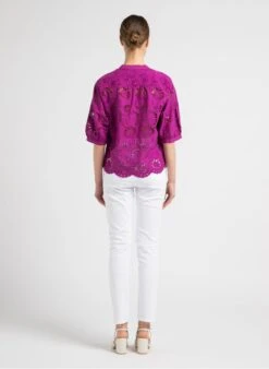 GERARD DAREL ELAENORE - Slim-fit Broek Katoenblend | Wit -MORGAN Verkoop 4101636