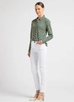 GERARD DAREL ELAENORE - Slim-fit Broek Katoenblend | Wit -MORGAN Verkoop 4101645