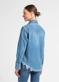 RE/DONE 50S WESTERN - Katoenen Spijkerblouse | Jeans Verschoten 15 RE/DONE 50S WESTERN - Katoenen Spijkerblouse | Jeans Verschoten -MORGAN Verkoop 4101901