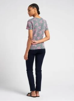 7 For All Mankind ROXANNE MAJESTY - Slim-fit Jeans Met Halfhoge Taille Katoenblend | Blauw -MORGAN Verkoop 4102995