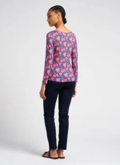 7 For All Mankind ROXANNE MAJESTY - Slim-fit Jeans Met Halfhoge Taille Katoenblend | Blauw -MORGAN Verkoop 4103008