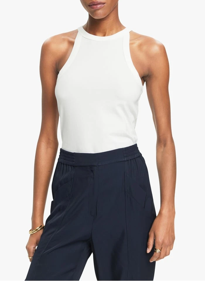 ESPRIT Tanktop Van Katoenmix | Wit