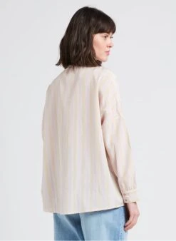 Sessun BOTAN - Gestreept Overhemd Met Klassieke Kraag | Gestreepte -MORGAN Verkoop 4112105