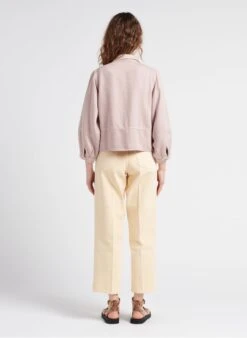 Sessun SPRING CRUISE - Rechte, Katoenen Jeans Met Hoge Taille | Wit -MORGAN Verkoop 4112482