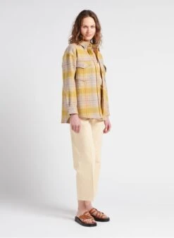 Sessun SLATE HILL - Overshirt Van Gerecyclede Wol Met Klassiek Kraag | Veelkleurig 10 Sessun SLATE HILL - Overshirt Van Gerecyclede Wol Met Klassiek Kraag | Veelkleurig -MORGAN Verkoop 4112507