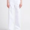 Sessun JOHNNY O - Katoenen Flared Jeans Met Hoge Taille | Wit -MORGAN Verkoop 4112569