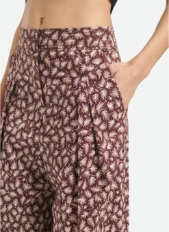 Vanessa Bruno ACIANO - Wijde, Katoenen Broek Met Print | Bruin -MORGAN Verkoop 4113232