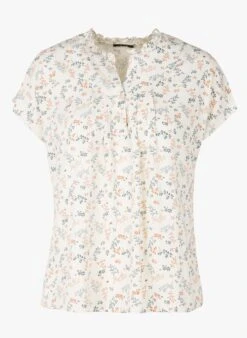 ONE STEP Wijde Top Met V-hals | Wit -MORGAN Verkoop 4115723