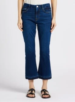 FRAME Wijde, Cropped Jeans | Jeans Verschoten