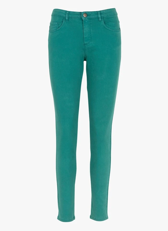 ONE STEP Slim-fit Jeans Katoenblend | Groen 6 ONE STEP Slim-fit Jeans Katoenblend | Groen - Afbeelding 4