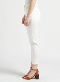 MAISON 123 SOLENE - Slim-fit Jeans Met Hoge Taille | Wit 9 MAISON 123 SOLENE - Slim-fit Jeans Met Hoge Taille | Wit -MORGAN Verkoop 4123177