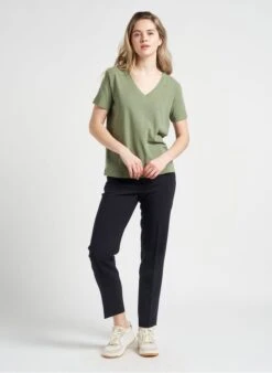 PAREZZO - Rechte Bandplooibroek | Blauw 18 PAREZZO - Rechte Bandplooibroek | Blauw -MORGAN Verkoop 4123257