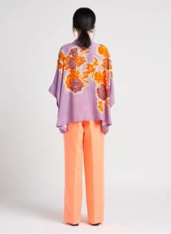 ESSENTIEL ANTWERP DUST - Wijde Broek Katoenblend | Oranje -MORGAN Verkoop 4123375