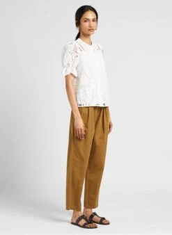 The New Society JOANNA - Katoenen Carrotbroek | Kaki -MORGAN Verkoop 4123560