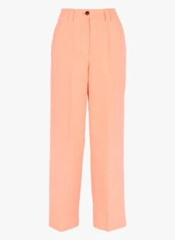 ESSENTIEL ANTWERP DUST - Wijde Broek Katoenblend | Oranje -MORGAN Verkoop 4124036