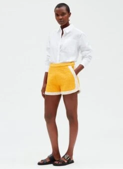 CLAUDIE PIERLOT ESTHER - Katoenen Short Met Normale Taille En Borduurwerk | Veelkleurig -MORGAN Verkoop 4124634