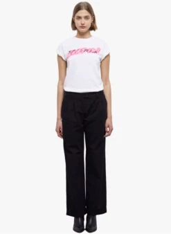 THE KOOPLES Wijde, Katoenen Broek | Zwart