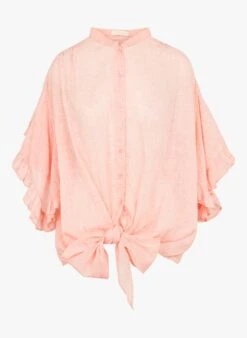 Mes Demoiselles DOLLY - Korte, Katoenen Jurk Met Ronde Hals | Roze -MORGAN Verkoop 4130412