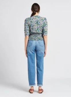 Ikks Top Met V-hals En Bloemenprint | Violet -MORGAN Verkoop 4134654