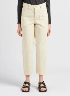 PEACE KEYWEST - Rechte Jeans Met Hoge Taille | Wit