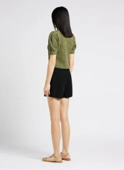 SEE U SOON Recht Short Met Textuur | Zwart 23 SEE U SOON Recht Short Met Textuur | Zwart -MORGAN Verkoop 4134916