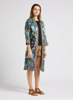 ELI - Linnen Blouse Met Ronde Hals | Zwart -MORGAN Verkoop 4137242