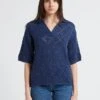MAISON 123 MURRAY - Top Van Opengewerkt Tricot Met V-hals | Jeans Verschoten -MORGAN Verkoop 4146533
