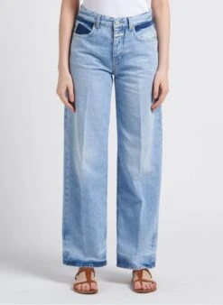 Nieuwe uitgaven 7 CLOSED NIKKA - Wijde Jeans Van Biokatoen | Blauw