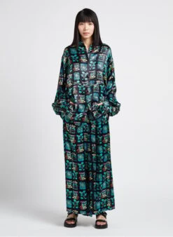 DOLL - Wijde Broek Met Hoge Taille En Print | Veelkleurig 16 DOLL - Wijde Broek Met Hoge Taille En Print | Veelkleurig -MORGAN Verkoop 4156548